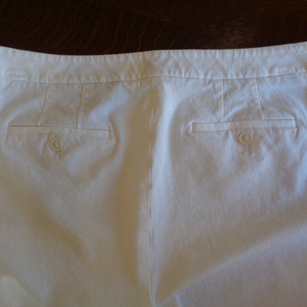 Talbots Women's Chatham Curvy Ankle Pants White 12 - Picture 6 of 12